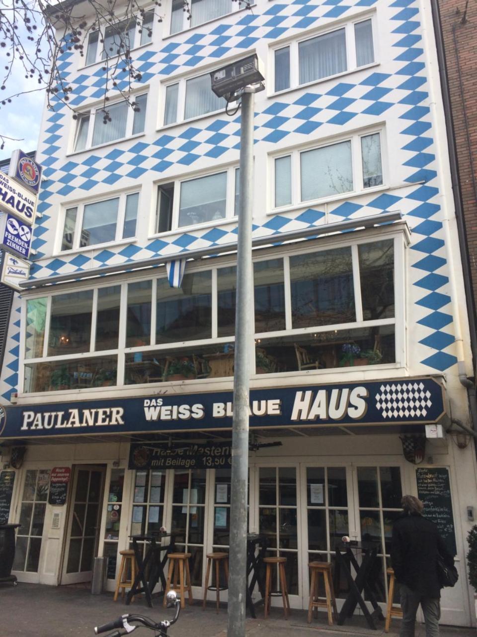 Hotel Das Weiss Blaue Haus Düsseldorf Exterior foto